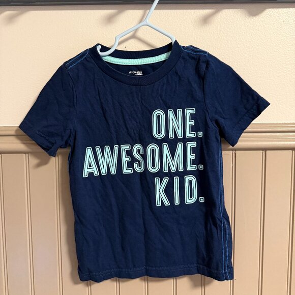 Simple Joys by Carter's | 2T | One Awesome Kid Graphic Tee - Picture 1 of 2